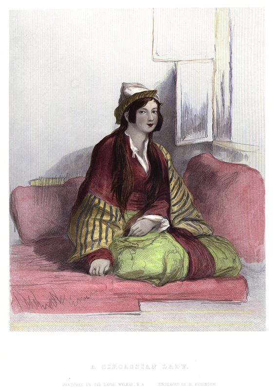 Circassian Lady, after Wilkie, 1850