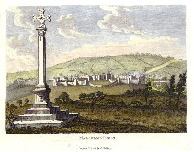 Scotland, Malcolm's Cross at Alnwick, 1779