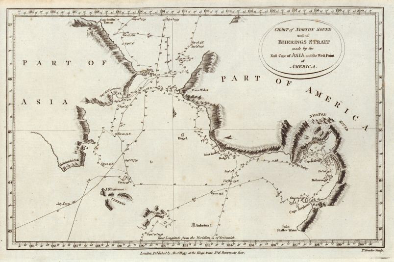 USA, Alaska - Asia, Bering Strait, 1785