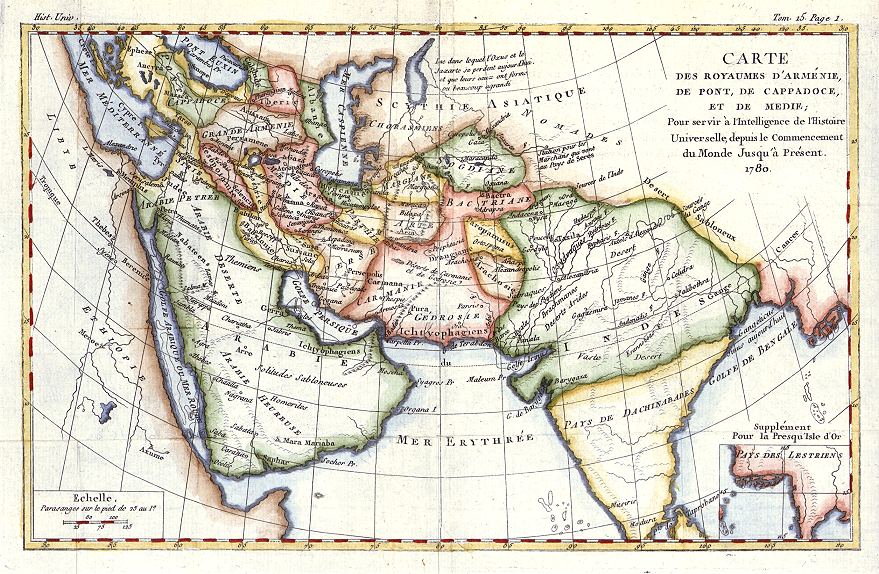 Ancient Middle East, about 1781