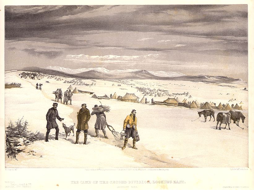 Crimea, Camp of Second Division, Simpson, 1855