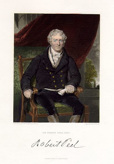 Robert Peel (elder), 1836