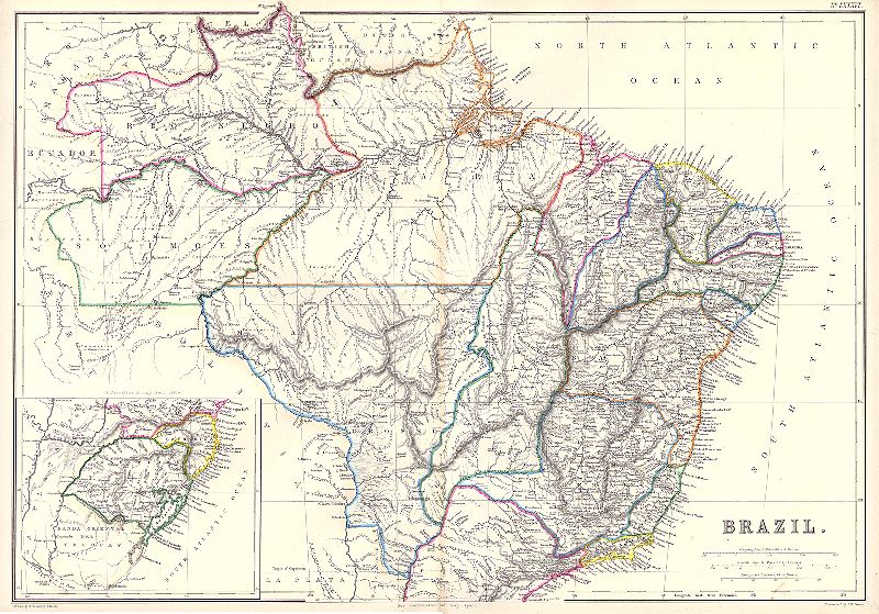 South America, Brazil, 1865