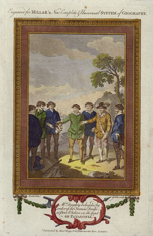 Patagonia, Doughty beheaded, 1785