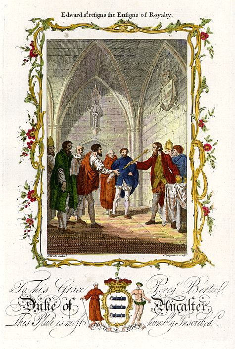 Edward I Resigns the Ensigns of Royalty (about 1327), 1764