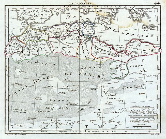 Africa, North Coast, 1811