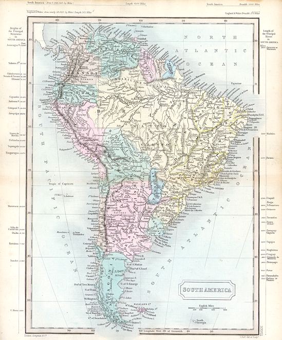 South America, 1853