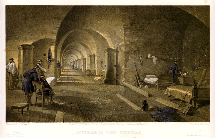 Crimea, Fort Nicholas Interior, Simpson, 1855