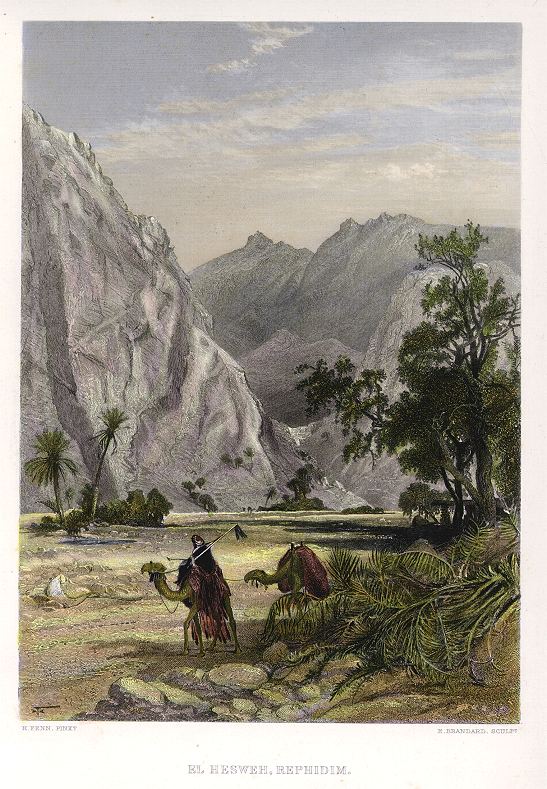 Egypt, Sinai, El Hesweh near Rephidim, 1875