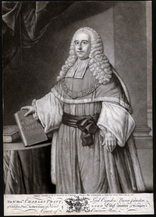 Charles Pratt, Lord Chaimberlain, Spilsbury, 1766