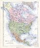 North America, Johnston/Blackwood General Geography, 1863