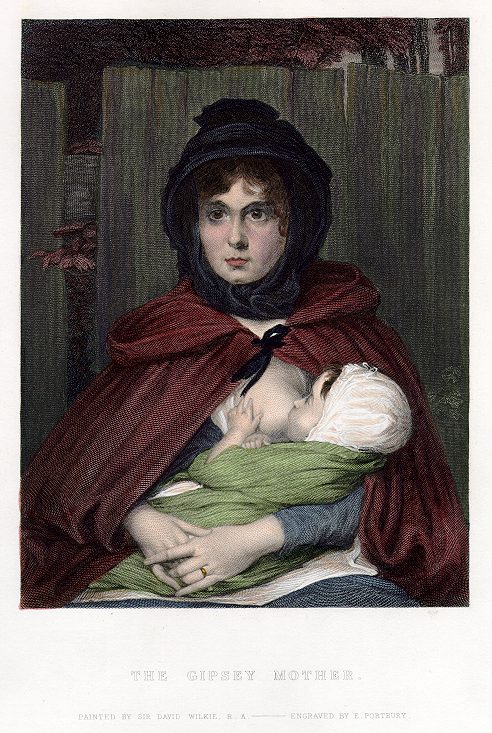 The Gypsy Mother, 1850