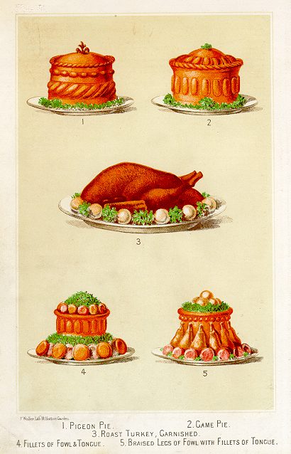 Culinary, Pies, Mrs. Beeton's, 1880