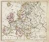 Europe, Ostells New General Atlas, 1813