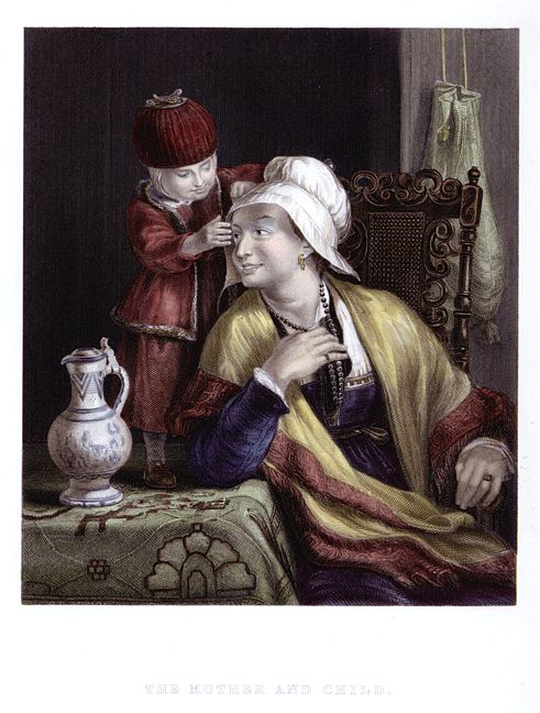Mother and Child, after Wilkie, 1850