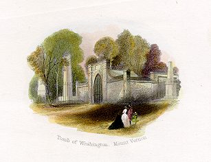 USA, New York, Tomb of Washington, 1857