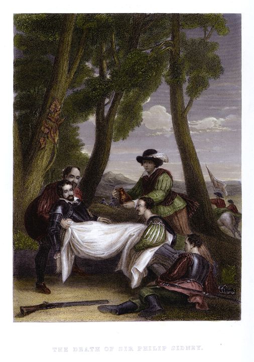 Death of Philip Sydney, 1850