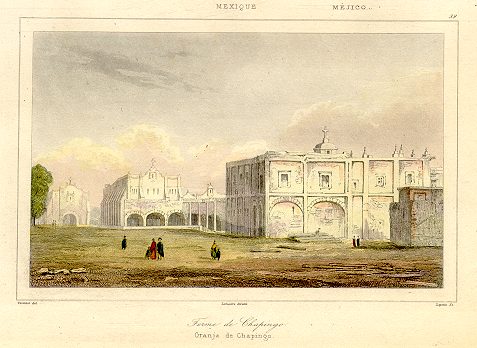 Mexico, Granja de Chapingo, 1843