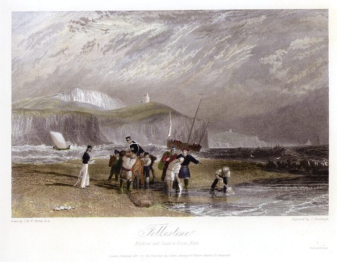 Kent, Folkstone, after Turner, 1838