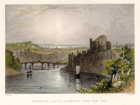 Monmouthshire, Chepstow Castle, 1835