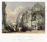 France, Paris, St,Germain L'Auxerroi's, 1840