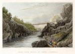 India, Grass Rope Bridge at Gurwall, 1832