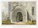 York, St.Margarets Church porch, 1830