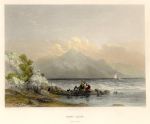Turkey, Mount Casius from Seleucia (Silifke), 1860