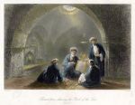 Palestine, Samaritans Showing the Book of Law at Nablus, 1855
