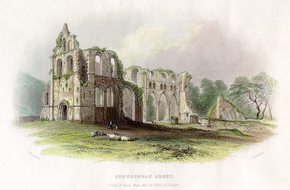 Scotland, Dundrennan Abbey, 1857