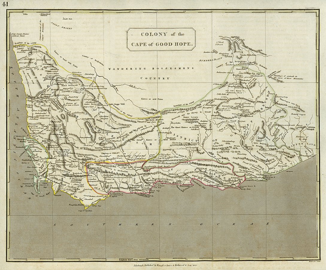 Africa, Cape Colony, 1821