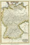 Germany map, 1815