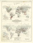 The World, Distribution of Rodents and Ruminantia, 1850