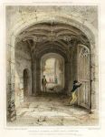 Warwickshire, Coventry, Entrance Gateway to St. Mary Hall, 1830