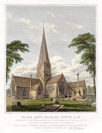 Gloucestershire, Cheltenham, St. Mary's Church, 1826