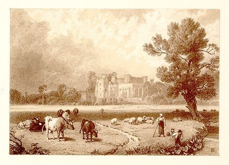 Gloucestershire, Berkeley Castle, 1875
