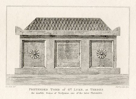 Greece, pretended Tomb of St. Luke at Thebes, 1816