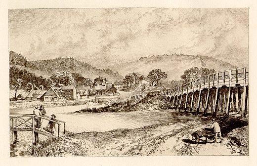 Berkshire, Streatley, by Alfred Church, 1886