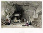 Italy, Sicily, Santa Rosalina Shrine, 1840