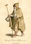 Italy, Religious Mendicant in 1588, published 1757