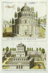 Italy, Rome, mausoleum of Augustus & Turret of Maecenas, 1740