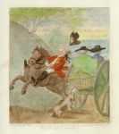 How to pass a carriage, by Bunbury, 1808