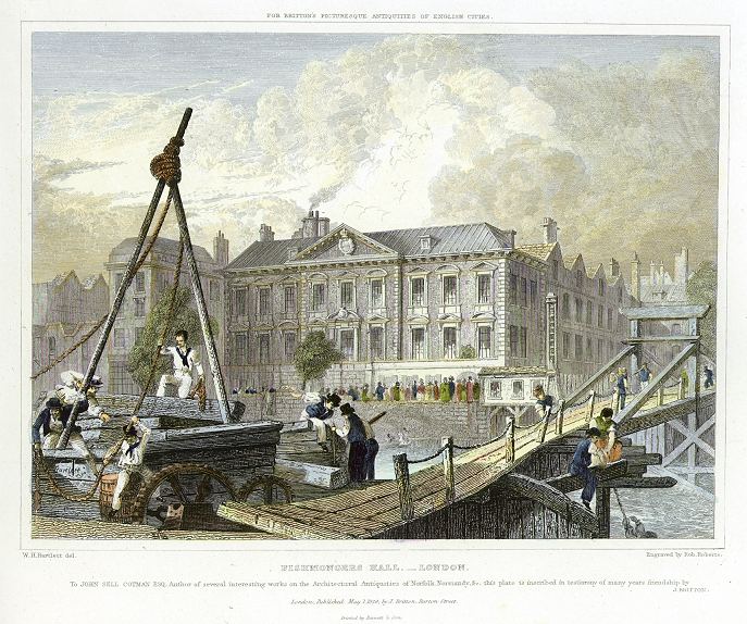 London, Fishmongers Hall, 1830