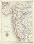 India, Bombay Diocese, Colonial Church Atlas, 1843