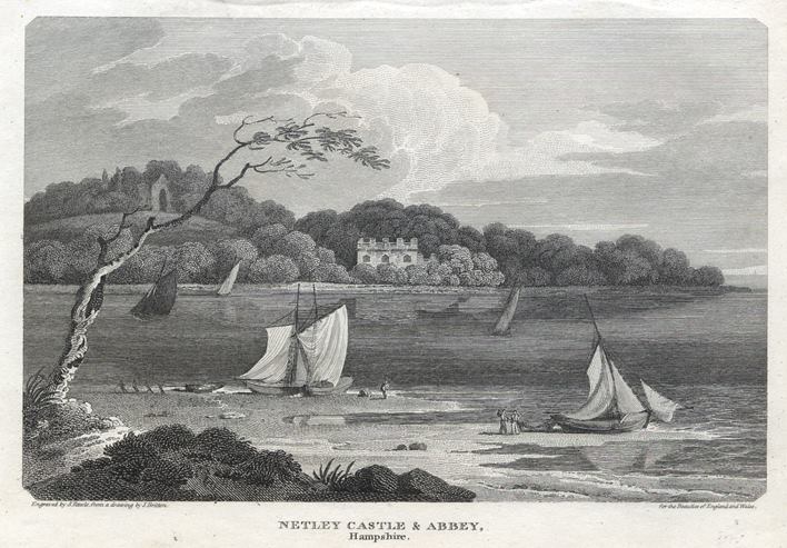 Hampshire, Netley Castle and Abbey, 1808