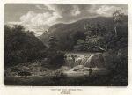 Derbyshire, View on the Wye in Monsal Dale, 1804