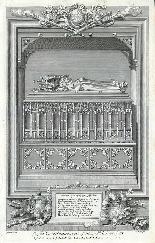 Monument of King Richard II & Ann his Queen in Westminster Abbey, 1732