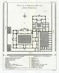 Greece, Plan of a Grecian House after Vitruvius, 1793