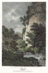 Derbyshire, Chee Tor on the River Wye, 1806
