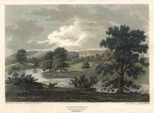 Derbyshire, Chatsworth House, 1806